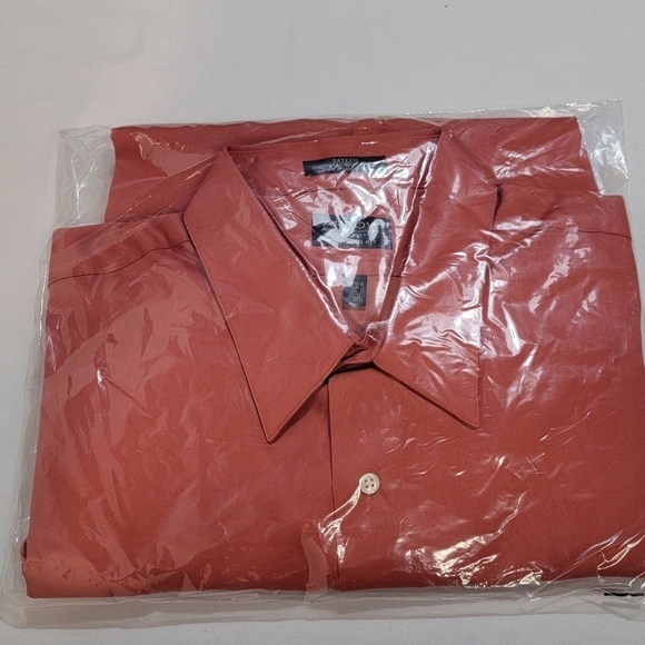 ARROW Men's Sateen Finish Long Sleeve Dress Shirt XXL (18)(34/35) Regular Fit - Picture 3 of 6